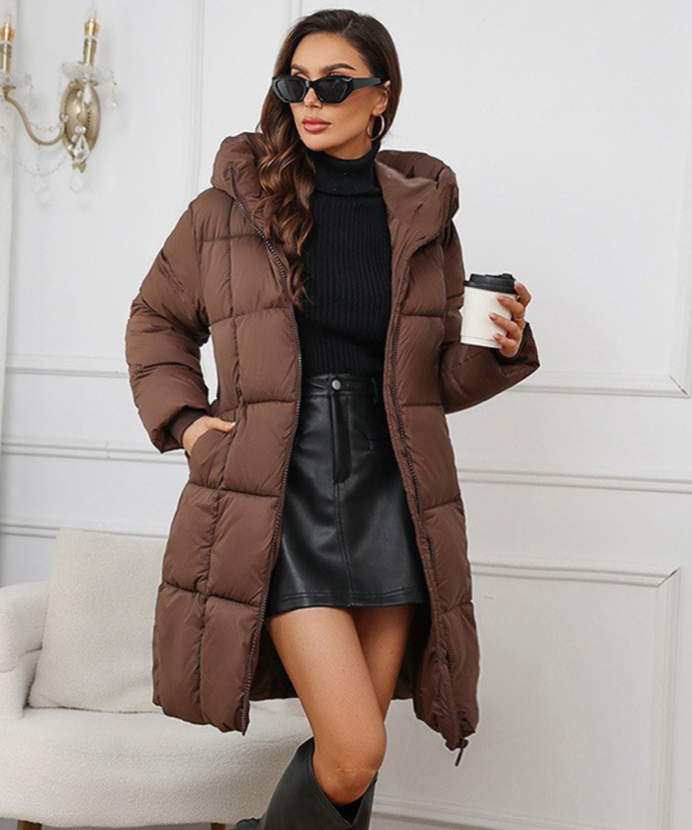 Elsa | Lång Pufferjacka