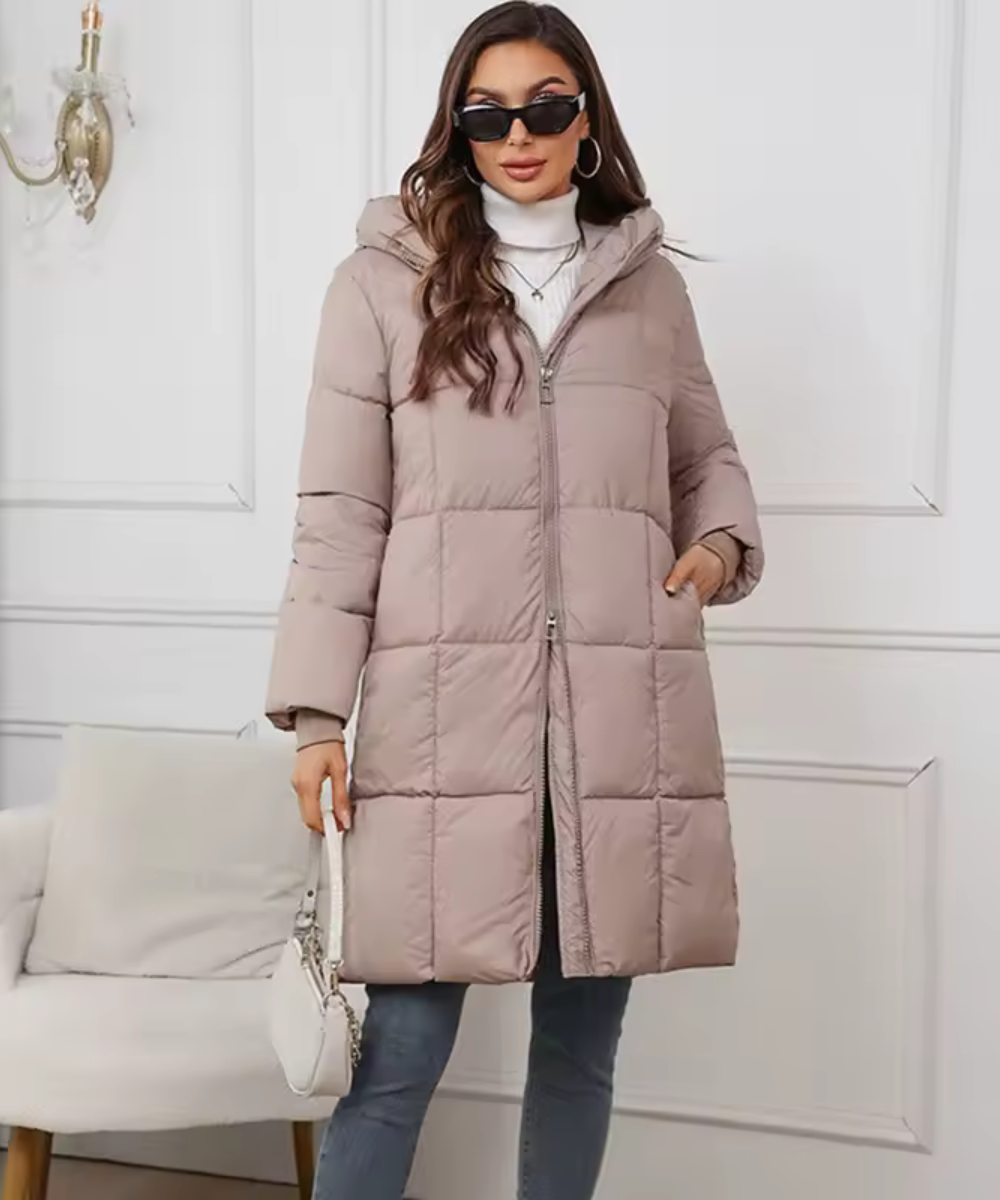 Elsa | Lång Pufferjacka