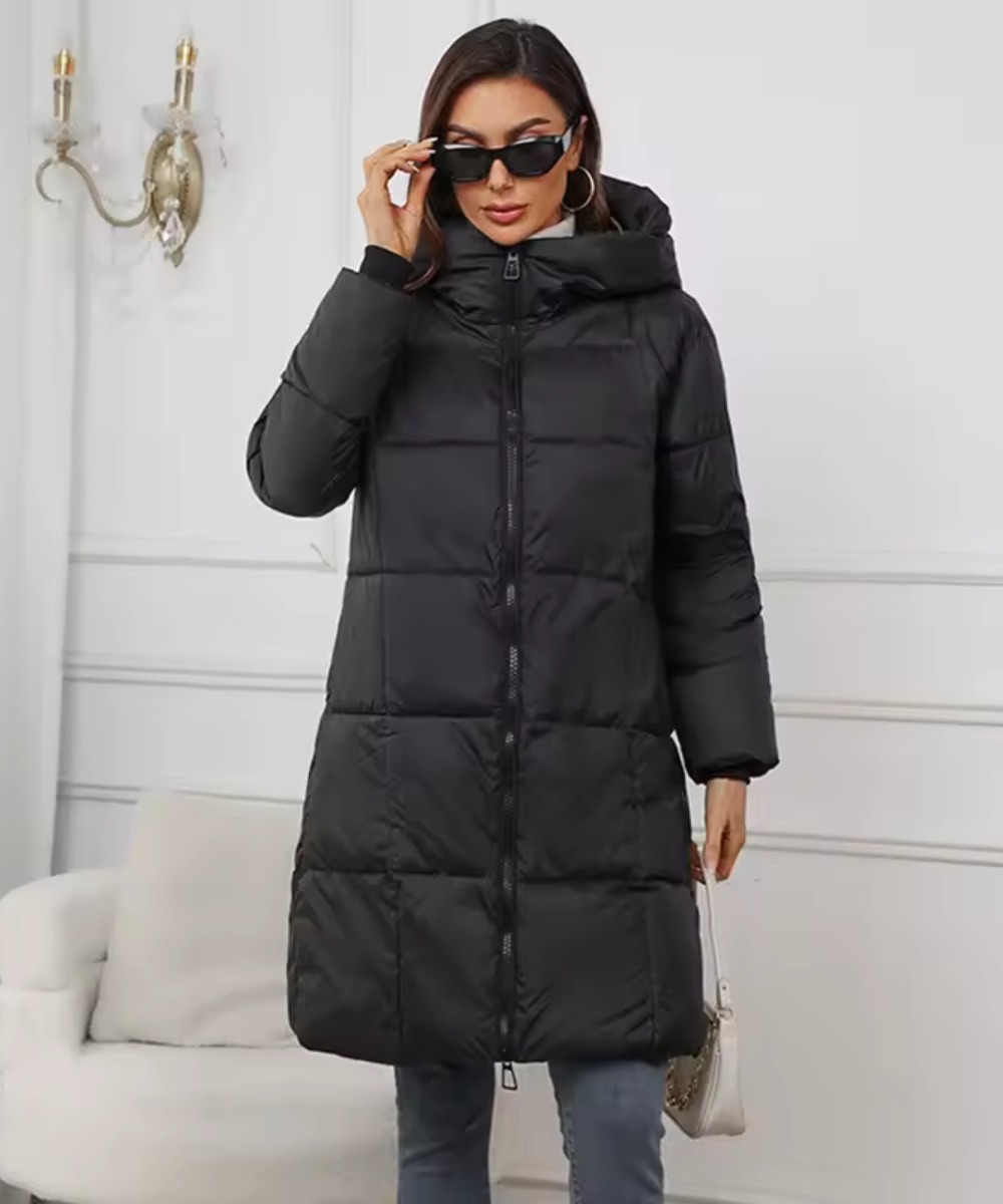 Elsa | Lång Pufferjacka