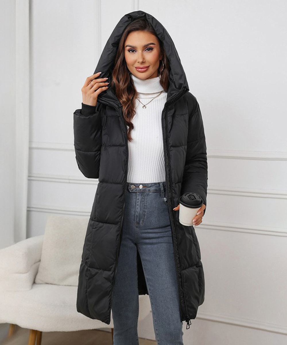 Elsa | Lång Pufferjacka