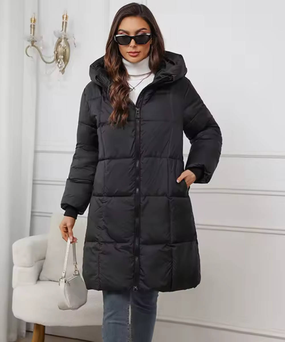 Elsa | Lång Pufferjacka