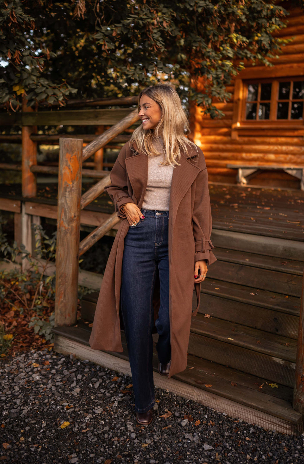 Zaria | Lång omlottkappa